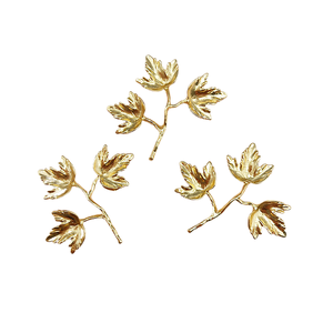 Lutin Version coréenne feuille d'érable branche alliage accessoires bricolage cheveux accessoire mariée couvre-chef matériel - Product Image 1