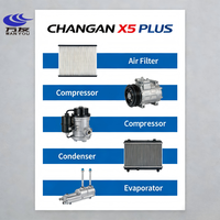 Kit Peningkatan Interior Kulit Changan X5 Plus untuk Jok, Setir, Dasbor, dan Part Otomotif
