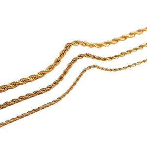 Collares de Cadena Torcida Personalizados de Joyería Fina Hip Hop para Hombre al Por Mayor, Cadena de Cuerda con Corte de Diamante en Plata de Ley 925 Sólida para Mujer - Product Image 3