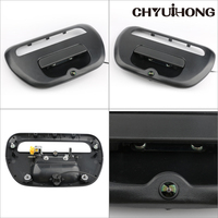 Cámara de Visión Trasera HD con Visión Nocturna e Impermeable para Mitsubishi L200 Triton 2005-2015, Incluye Manija de Puerta Trasera, 1 Año de Garantía
