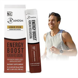 Meilleure vente Gouttes liquides de ginseng Panax végétalien Extrait de ginseng rouge Boisson orale énergétique saine pour adultes Soutien immunitaire Personnalisable - Product Image 1