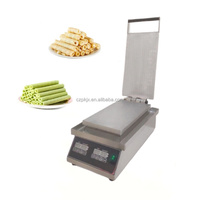 Machine électrique automatique de fabrication de rouleau d'oeuf de casse-croûte d'acier inoxydable/machine de biscuit de rouleau d'oeuf machines croustillantes de fabricant de rouleau d'oeuf