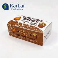 Caja Moderna y Ecológica para Pollo y Papas Fritas Kailai, Caja para Llevar Pollo Frito, Caja para Snacks