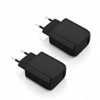 Chargeur mural USB rapide 18W QC3.0 PD avec protection OTP/OVP/OCP pour téléphone portable, montre connectée, écouteurs - Adaptateur secteur universel UE 5V/3A