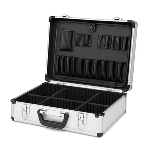 Phần cứng di động hộp công cụ có thể khóa hộ gia đình hộp công cụ nhôm lưu trữ trường hợp cho wrenches/bút Điện áp/băng biện pháp và nhiều hơn nữa - Product Image 3