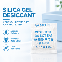 Sachets de gel de silice pour l'absorption de l'humidité, déshydratant alimentaire, sachets de silice pur, déshydratant à haute absorption