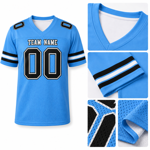 Camisetas de Fútbol Americano al por Mayor, Unisex, para Fiestas y Eventos, Jersey con Impresión Personalizada, Servicio de Uniformes de Fútbol Americano para Vendedores de Comercio Electrónico - Product Image 3