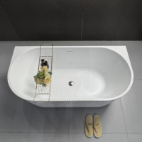 Twowinco - Bañera Ergonómica de Diseño Minimalista de Alta Gama, Cómoda y Resistente a los Arañazos