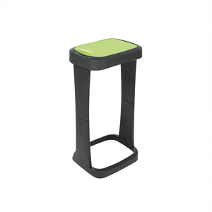 RIVAL Garbage Bag Holder Swing Flap Anthracite Green 73x40x30cm Waste <b>Bin</b> - Product Image 2
