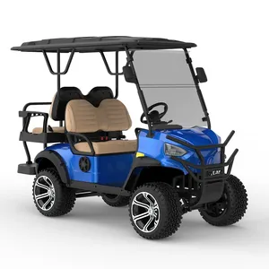 2024 Latest Design Mini Electric Golf Cart High Chassis Golf Cart Custom 4 Seater Lithium Battery Golf Car Electric