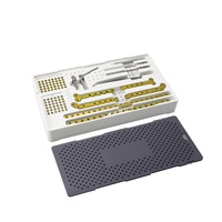 Plaque de verrouillage et jeu de vis en titane ALPS de 4,0 mm - Implants orthopédiques vétérinaires pour la chirurgie des fractures animales