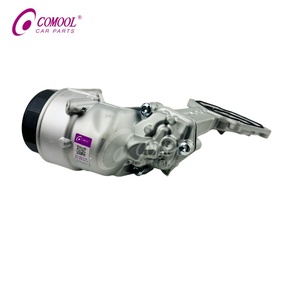 Ensemble de boîtier de filtre à huile COMOOL A6421801410 A642180141064 A6421800010 pour refroidisseur d'huile moteur en aluminium Mercedes-Benz OM642 642 - Product Image 2