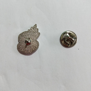 Ghim Lấp Lánh Huy Hiệu Kim Cương Giả Hình Hoa Màu Đỏ Chủ Nhật Ghim Ve Áo Anh Túc - Product Image 3