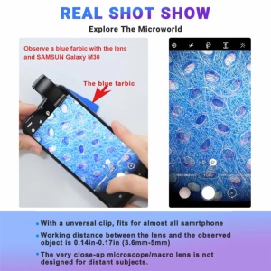 <span class=keywords><strong>Apexel</strong></span> Usine Professionnel Verre Optique <span class=keywords><strong>100X</strong></span> Grossissement Macro Téléphone Lentille avec Clip Universel pour HD Insecte Floral Bijoux - Product Image 5