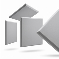 Tuiles en mousse de mélamine blanche à NRC élevé : absorption acoustique écologique pour plafonds de bureaux