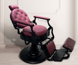 Chaise de barbier vintage pour hommes, style coiffure à la queue arrière, pour salon de coiffure et de coiffage, avec fonction de levage - Product Image 3