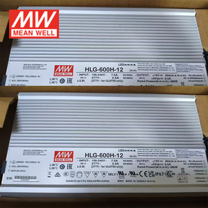 MEAN WELL HLG-600H-12 600W 12V 40A CV CC ไดร์เวอร์ LED 90-305Vac IP67 กันน้ำ 3 ใน 1 แหล่งจ่ายไฟแบบหรี่แสงได้ - Product Image 1