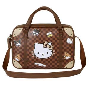 Sac messager pour ordinateur portable Hello Kitty Squares, marron - Product Image 2