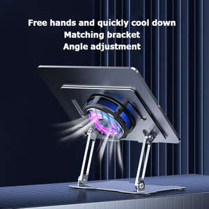 X77 X80 Semiconductor <b>Magnetic</b> Tablet Cooler Pad Radiator With RGB Cooling Fan for Gaming Tablet Cooler Pad Radiator - Product Image 3