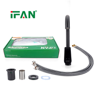Robinet mélangeur de cuisine à poignée unique, finition noire mate, haute qualité, avec flexible et kit d'installation – Fournisseur IFAN Chine
