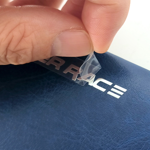 Tùy Chỉnh Mỏng Electroform Vàng Nickel 3D Logo Chuyển Nổi Đề can Kim Loại Chữ Nhãn Cho Chăm Sóc Da Nước Hoa Vinyl Kim Loại - Product Image 4