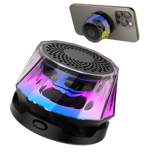 <span class=keywords><strong>Speaker</strong></span> transparan Mini, pengeras suara layar LCD magnetik portabel garis Woofer - Product Image 3