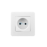 Interrupteur variateur 1 gang 2 voies à pression, de luxe, pour maison, certifié CE, haute qualité, emballage plastique ou sac non tissé, sécurité 16A 250V Yunduo