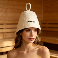 Topi Mandi Dewasa Kartun Sauna yang Lembut dan Dapat Digunakan Kembali Melindungi Kepala dari Kerusakan Akibat Panas