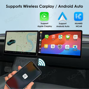 Pantalla de entretenimiento <span class=keywords><strong>para</strong></span> pasajeros VJOYCAR de 15,6 pulgadas <span class=keywords><strong>para</strong></span> Tesla Model 3 Y Highland compatible con Reproductor Multimedia Inalámbrico Carplay <span class=keywords><strong>para</strong></span> pasajeros - Product Image 4