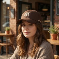 Gorra de béisbol de 5 paneles de malla para cosplay de anime, de moda, 100% poliéster, estilo deportivo, para camionero, con estampado digital floral común