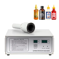 Machine de scellage par induction manuelle pour bouchons en papier, idéale pour les pots de sauce, de miel et les bouteilles à presser inversées