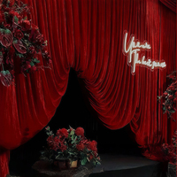 Rideaux de fond de scène pour mariage, couleur rouge bordeaux foncé, en soie, pour la décoration de réceptions de mariage et de fêtes - Meilleures ventes