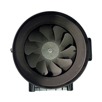 Ventilateur de gaine silencieux à moteur EC haute vitesse 220V, souffleur de ventilation silencieux à flux direct pour la circulation d'air en entrepôt