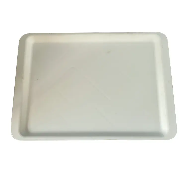 Haute Qualité BBQ grill Pan Rectangle Carré Rond blanc En Céramique Four À Pizza Pierre Cuisson Réfractaire Pizza Plateau