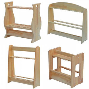 Présentoir de canne à pêche réglable en bambou/pin durable et personnalisable, modèle 3009 - Product Image 6