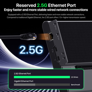 Внешняя док-станция Gpu Thunderbolt 5 USB3.2 * 1 Lan * 1 <span class=keywords><strong>M</strong></span>.2 PCIEX16 интерфейс док-станция для ноутбука с разъемом PCIe 3,0 X1 <span class=keywords><strong>M</strong></span>.2 - Product Image 4