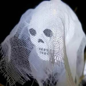 Guirnalda de Luces LED de Esqueleto para Halloween, Decoración para Festival de Fantasmas, Funciona con Pilas, Blanco/Morado, 180 cm, para Ambiente de Terror - Product Image 4