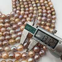 Perle d'eau douce Edison de 16 pouces pour la fabrication de bijoux, accessoires de bijoux, perle kasumi, perle d'huître de ferme, perle d'huître, perles Perolas, chaîne de perles