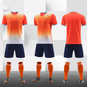 Último Modelo de Camiseta de Fútbol con Franjas, Nombre del Equipo, Conjunto de Fútbol, Camisetas de Fútbol Lisas, Uniforme de Fútbol - Product Image 1