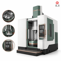 Torno CNC Vertical de Alta Precisión para Trabajos Pesados con Mesa Giratoria, Transportador de Virutas y Sistema de Refrigeración por Pulverización