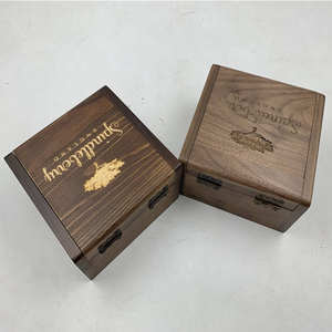 Customized Handmade Luxury Walnut Wood Rectangle Packaging and Recyclable Laser Engraved <b>Gift</b> Box - Product Image 1