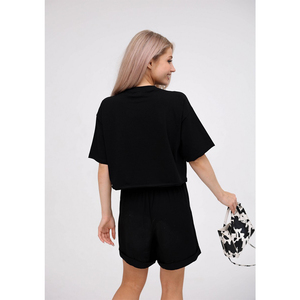 Giản Dị Quá Khổ T-Shirt Hàng Ngày Mặc Hợp Thời Trang In Mềm Mại Thoáng Khí Lỏng Phù Hợp Thời Trang dạo phố Bao Gồm Spandex Và Cashmere - Product Image 3