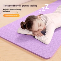 Tapis de yoga antibactérien pliable en TPE pour enfants et étudiants, coussin de sieste portable, épais, 568mm x 183 cm, rectang
