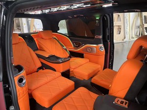 Sedile <span class=keywords><strong>Auto</strong></span> in Pelle Ecologica Premium per Mercedes Vito W447, Sedile VIP con Poggiapiedi e Ricarica Wireless - Product Image 5