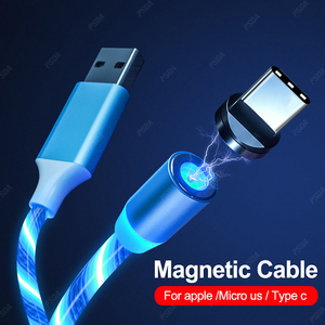 <span class=keywords><strong>Cable</strong></span> Magnético <span class=keywords><strong>USB</strong></span> con Luz LED Fluorescente, Tipo C, Micro <span class=keywords><strong>USB</strong></span> C, XPIN, para Carga de Android, <span class=keywords><strong>Cable</strong></span> de Carga Magnético - Product Image 4