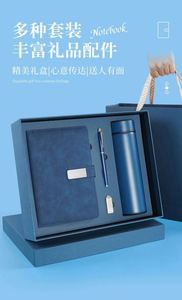 ชุดของขวัญสมุดโน้ตหนัง PU หรูหรา A5 พร้อมพาวเวอร์แบงค์  พร้อมโลโก้และสีที่กำหนดเอง กล่องของขวัญสำหรับโปรโมชั่นบริษัท - Product Image 5