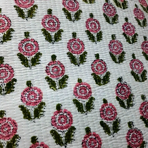 Tela de Voile 100% Algodón Puro, Acolchada, con Estampado Bohemio de Lujo, para Bolsos y Chaquetas Personalizados - Product Image 3