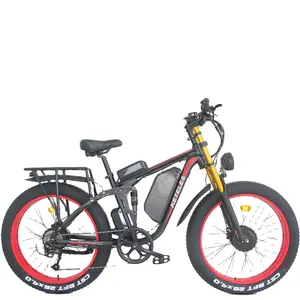 Werks-Direkt vertrieb KETELES K800 23AH Batterie 26x4,0 Zoll Fat Tire E-Bike 2000W Dual Motors Elektro fahrrad