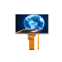 Suku cadang Lcd display 800*480 7 inci layar lcd lvds HD-M 40 pin tft modul Tampilan panel lcd