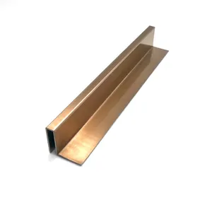 201 304 316 Furniture Decoration Stainless Steel Edge Wrapping Tile Trim